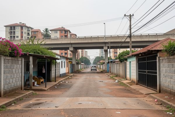 Newly completed flyover in Nairobi representing government infrastructure development.