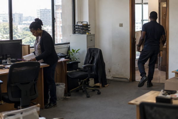Professional office relocation services in Kenya during business transition